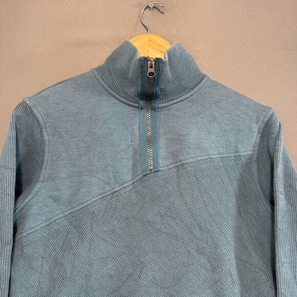 Columbia Women’s Blue 1/4 Zip Up Pullover Sweater size Large Omni-Shield - Picture 2 of 16